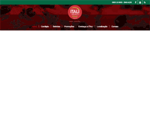 Tablet Screenshot of italipizzas.com.br